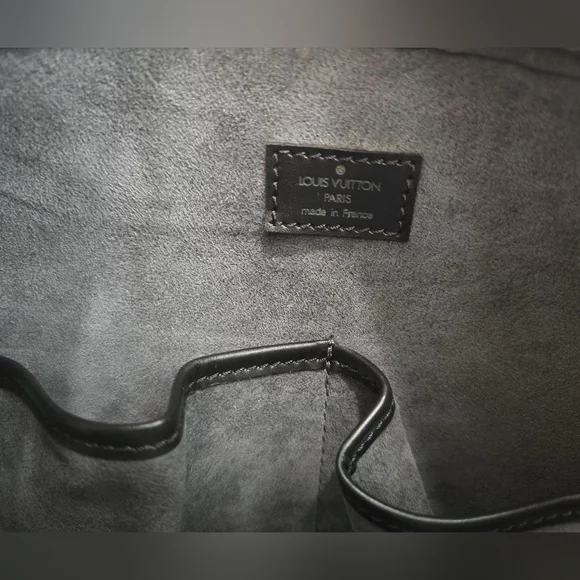 Louis Vuitton Epi Deauville Black Noir Bag Travel Luggage Keepall Speedy Leather - Picture 13 of 15